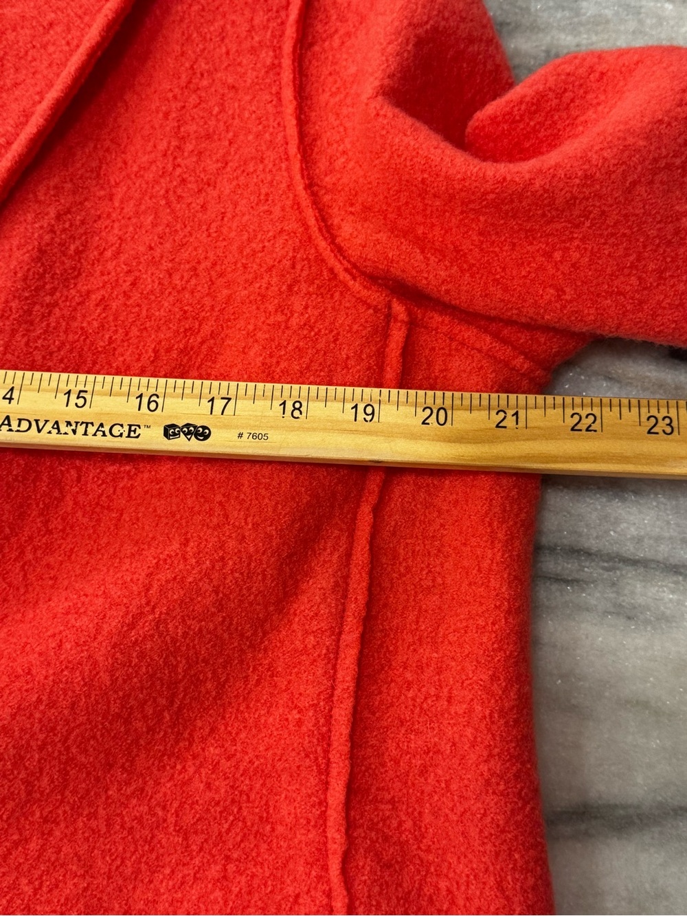J. Crew Bright Cerise (coral red) Double-Breasted Wool Boucle Coat NWT - Picture 5 of 9